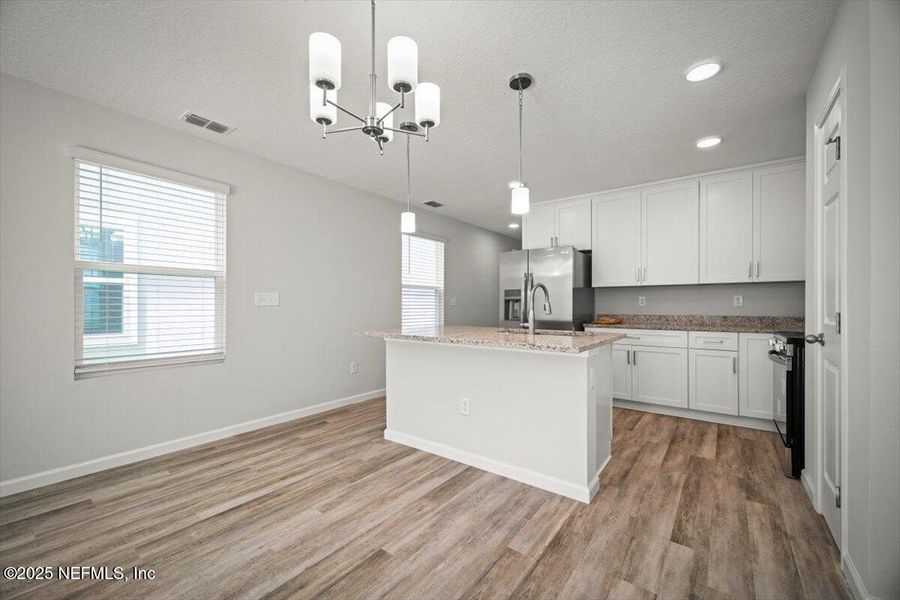 Furnished interior view inside a new home in , Jacksonville (Image 8). Furnished interior view inside a new home in , Jacksonville (Image 8).