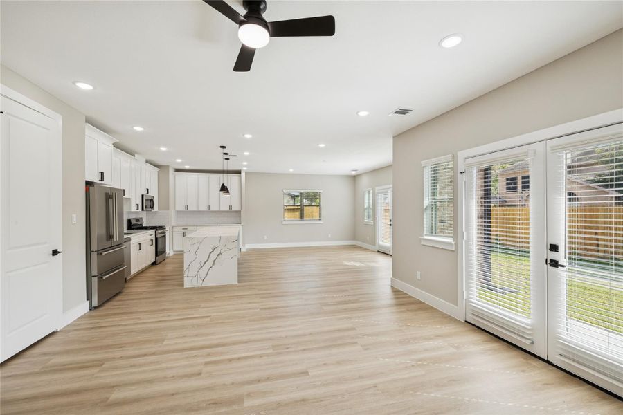 open family room open family room