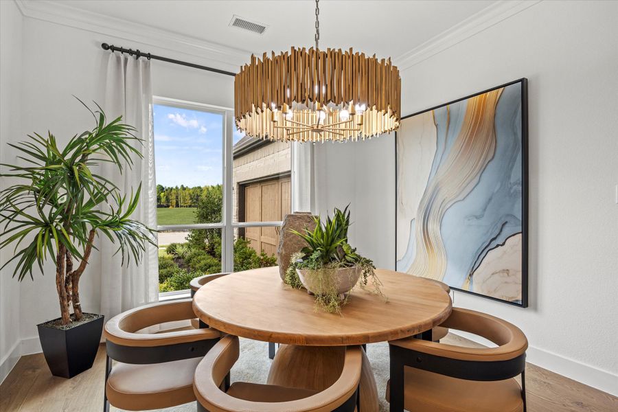 Representative furnished interior of a home built from the Ashbourne by Windsor Homes in Nelson Lake Estates, Rockwall (Image 10).