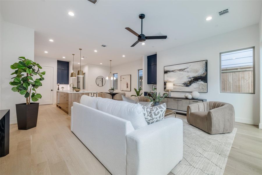 Furnished interior view inside a new home in , Houston (Image 35).