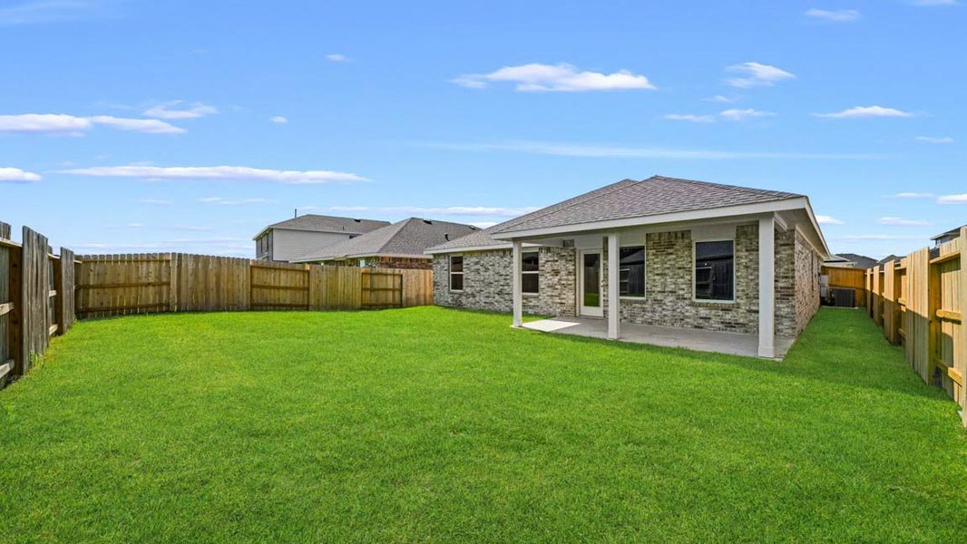 Exterior details and patio area of a home in Cypress Green, Hockley (Image 3). Exterior details and patio area of a home in Cypress Green, Hockley (Image 3).