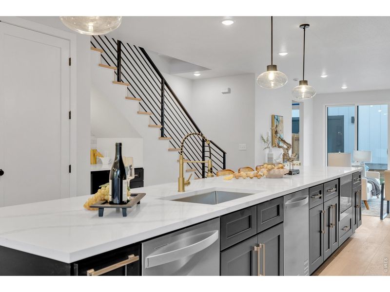 Furnished interior view inside a new home in , Denver (Image 15).
