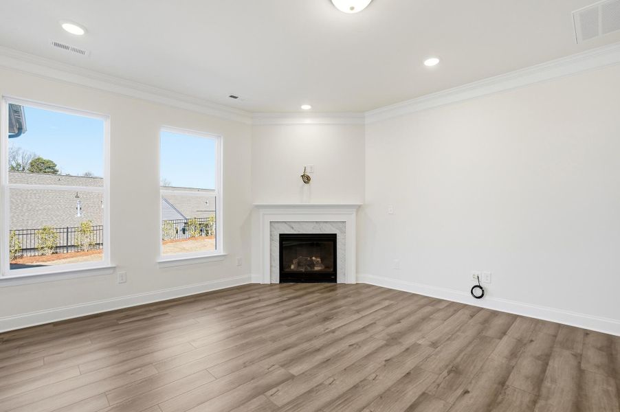 Spacious, unfurnished interior of a new home in Villas at Prestwick, Mooresville (Image 36).