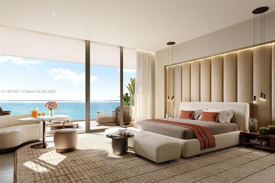 Furnished interior view inside a new home in , Sunny Isles Beach (Image 5).