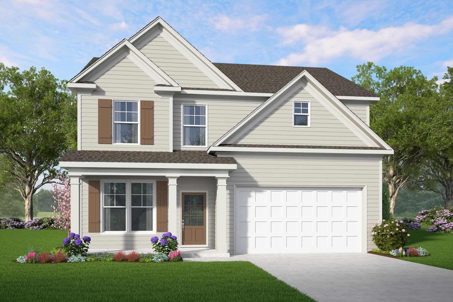 Representative exterior photo of a completed home built from the Swindon by McKinley Homes in Oakhill Estates, Adairsville, GA (Image 6). Representative exterior photo of a completed home built from the Swindon by McKinley Homes in Oakhill Estates, Adairsville, GA (Image 6).