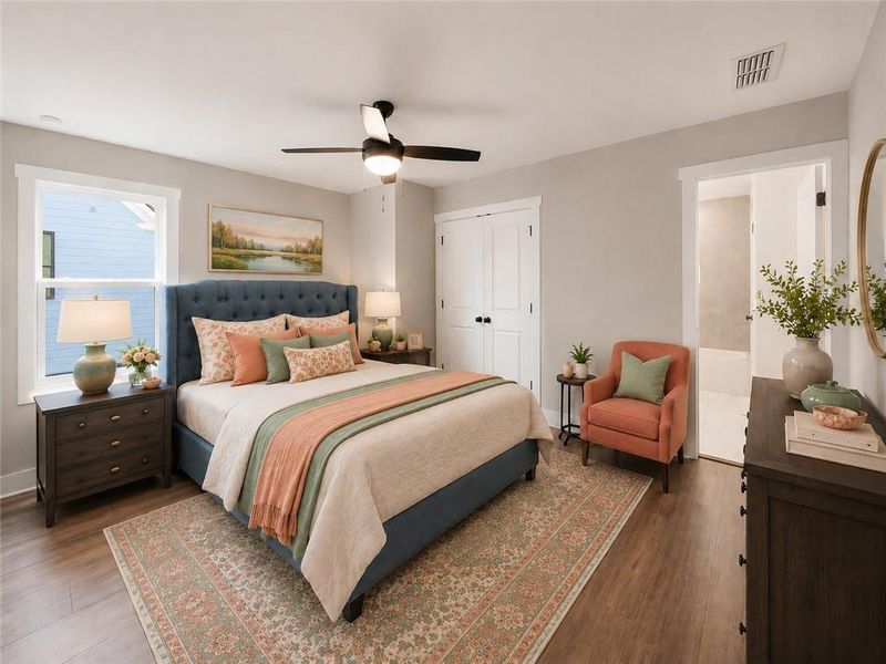 Furnished interior view inside a new home in , Emerson (Image 8).