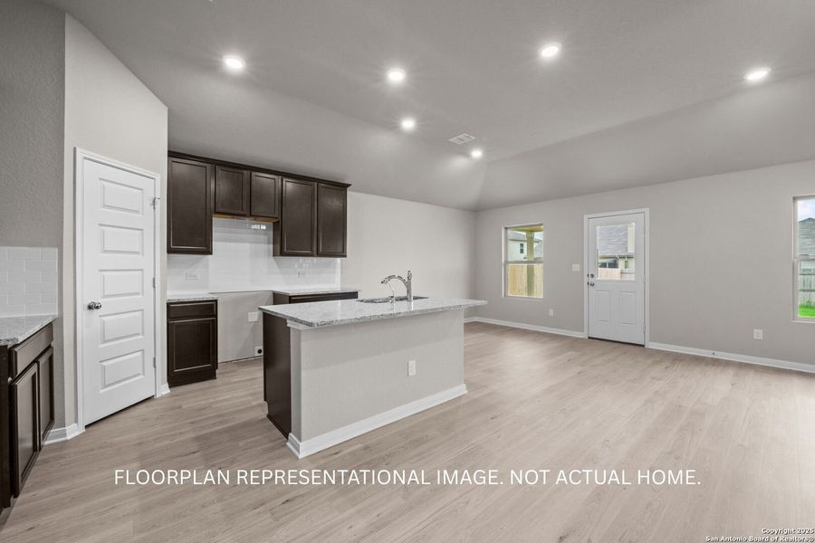 Furnished interior view inside a new home in Paloma Park, Converse (Image 8). Furnished interior view inside a new home in Paloma Park, Converse (Image 8).