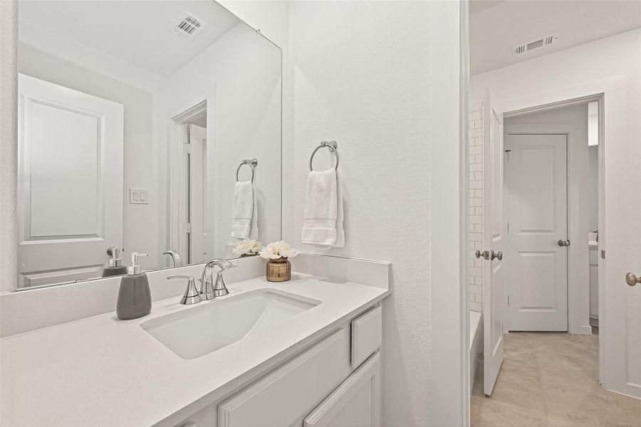 Jack and Jill bathroom