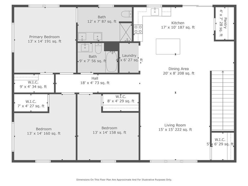 2D floor plan layout of this home in , Sugar Hill, GA (Image 4).