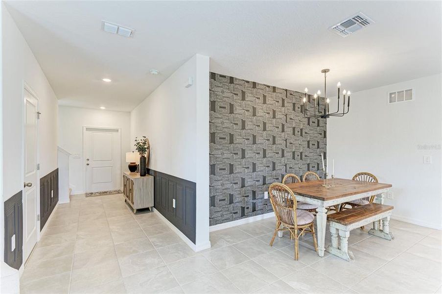 Furnished interior view inside a new home in , Sarasota (Image 43).