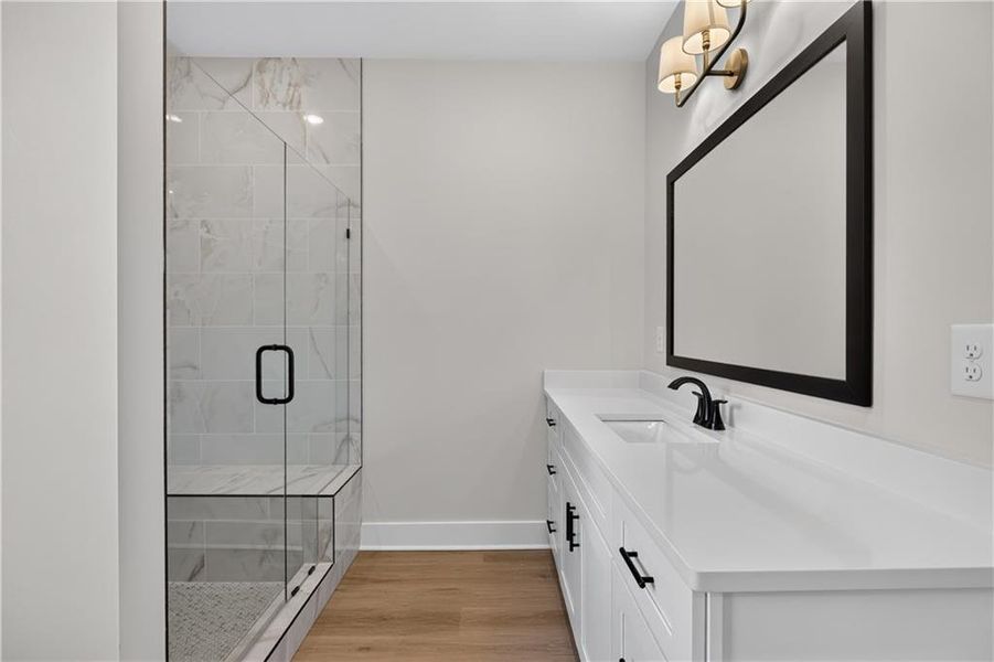 Furnished interior view inside a new home in , Buchanan (Image 14).
