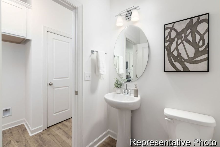 Furnished interior view inside a new home in Morgan Hills, Albemarle (Image 12).