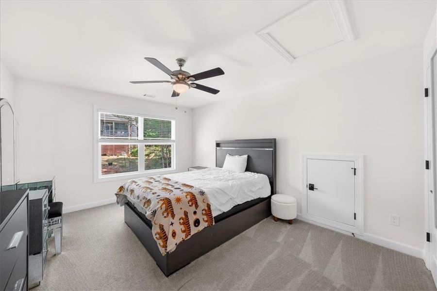 Furnished interior view inside a new home in , Cleveland (Image 41).