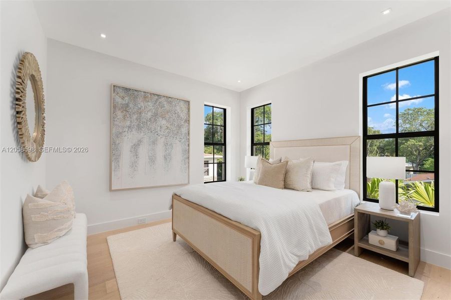 Furnished interior view inside a new home in , Miami (Image 18).