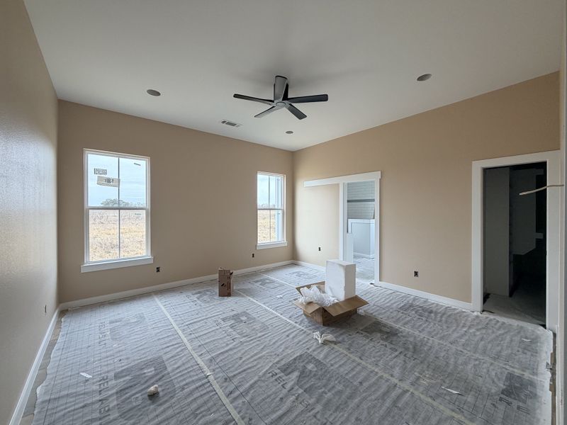 In-progress construction of a new home in Oak Water Ranch, Granbury, TX (Image 19).