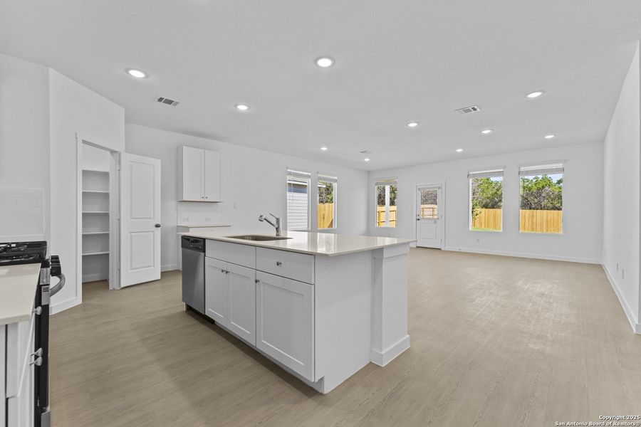 Furnished interior view inside a new home in Waterwheel: Coastline Collection, San Antonio (Image 3).