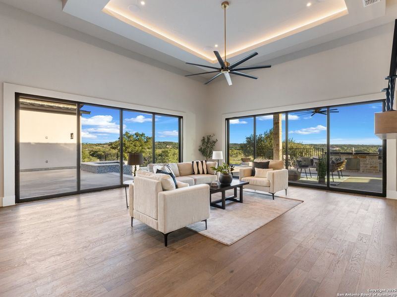 Furnished interior view inside a new home in , Canyon Lake (Image 4). Furnished interior view inside a new home in , Canyon Lake (Image 4).