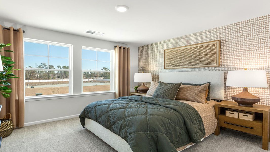 Furnished interior view inside a new home in McKenzie Gardens, Brunswick (Image 22).
