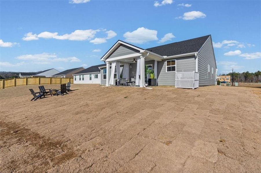 Exterior details and patio area of a home in , Rome (Image 3). Exterior details and patio area of a home in , Rome (Image 3).