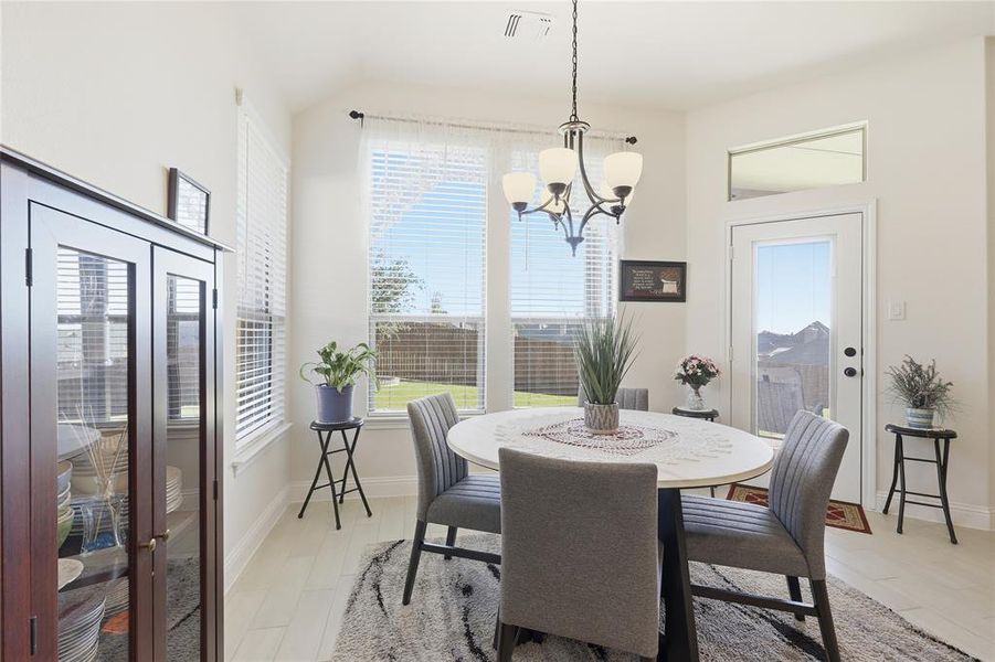 Furnished interior view inside a new home in Oak Hills, Burleson (Image 20).