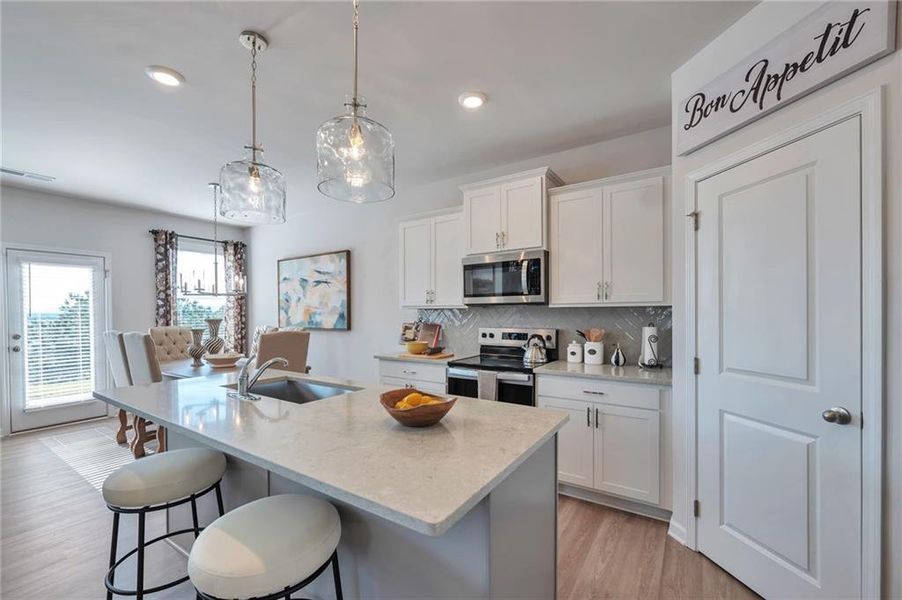 Furnished interior view inside a new home in , Calhoun (Image 5).