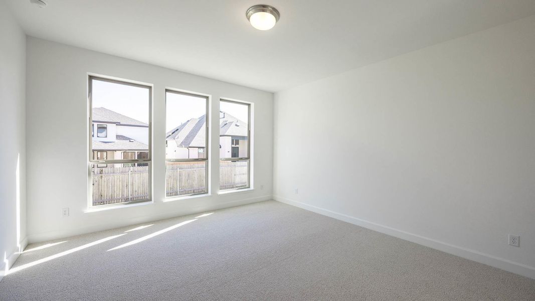 Spacious, unfurnished interior of a new home in Santa Rita Ranch Tierra Rosa, Liberty Hill (Image 8). Spacious, unfurnished interior of a new home in Santa Rita Ranch Tierra Rosa, Liberty Hill (Image 8).