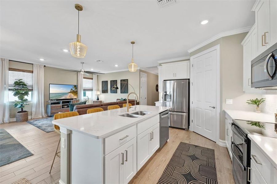 Furnished interior view inside a new home in , North Fort Myers (Image 28).