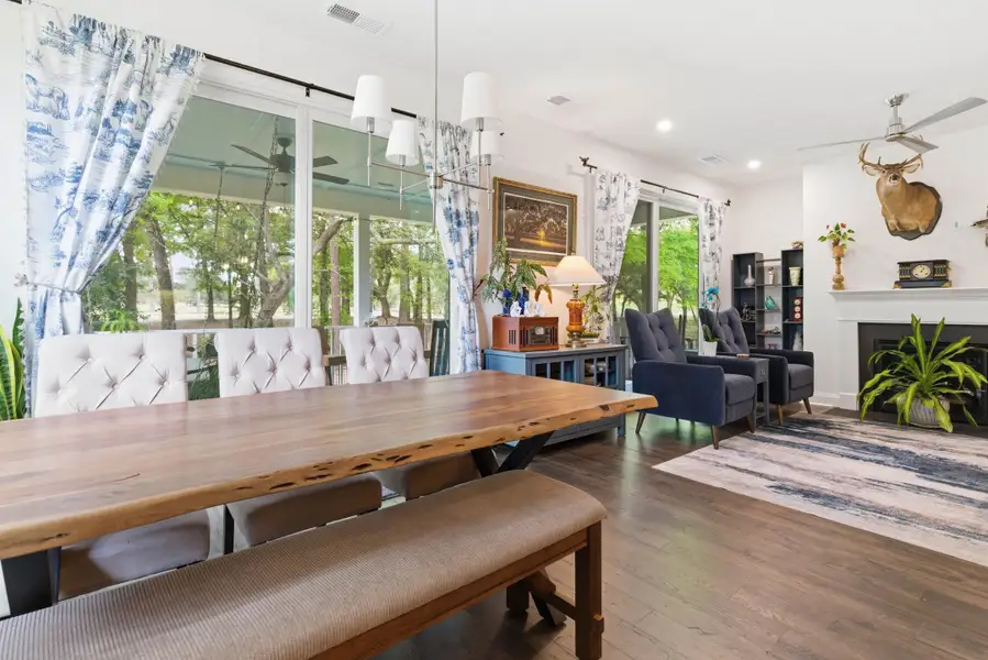 Furnished interior view inside a new home in , Santee (Image 6).