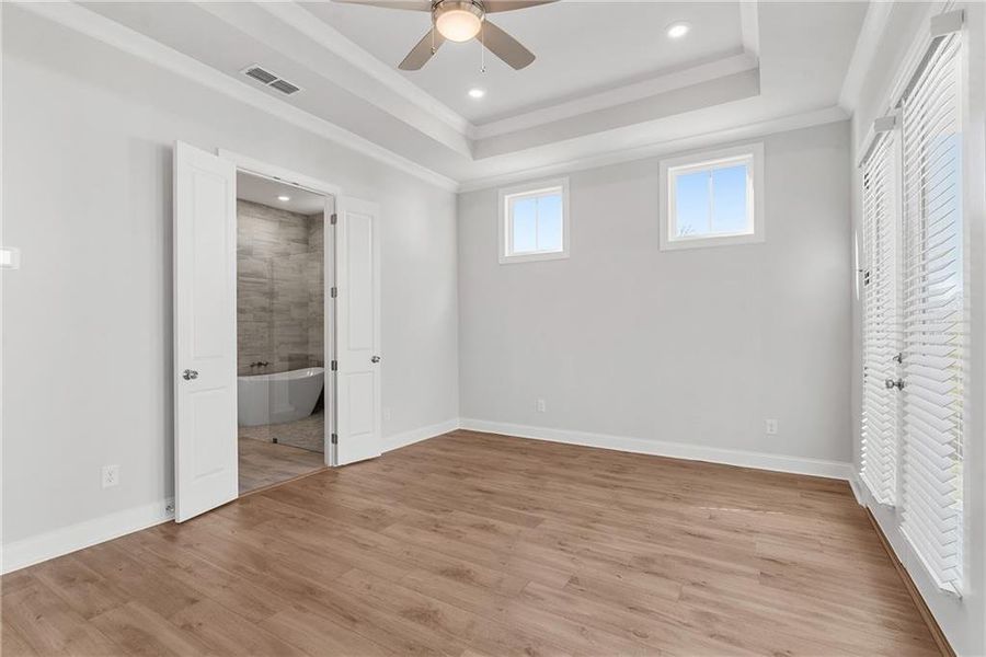 Spacious, unfurnished interior of a new home in Promenade at Sawnee Village, Cumming (Image 30).