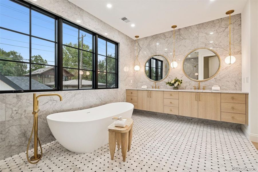 Furnished interior view inside a new home in , Denver (Image 21).