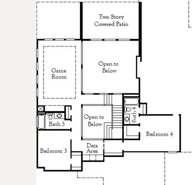 Second floor diagram