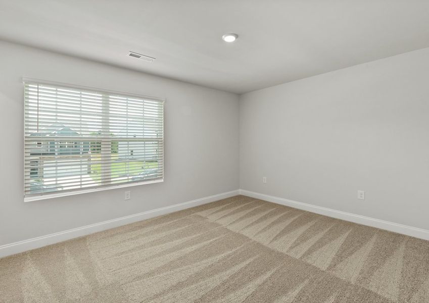 Each bedroom has its own closet