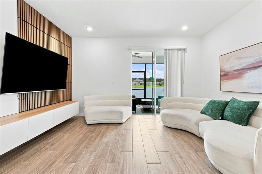 Furnished interior view inside a new home in , Harmony (Image 5). Furnished interior view inside a new home in , Harmony (Image 5).