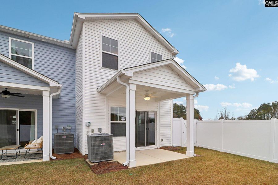 Exterior details and patio area of a home in Walker’s Trail, Lexington (Image 39). Exterior details and patio area of a home in Walker’s Trail, Lexington (Image 39).
