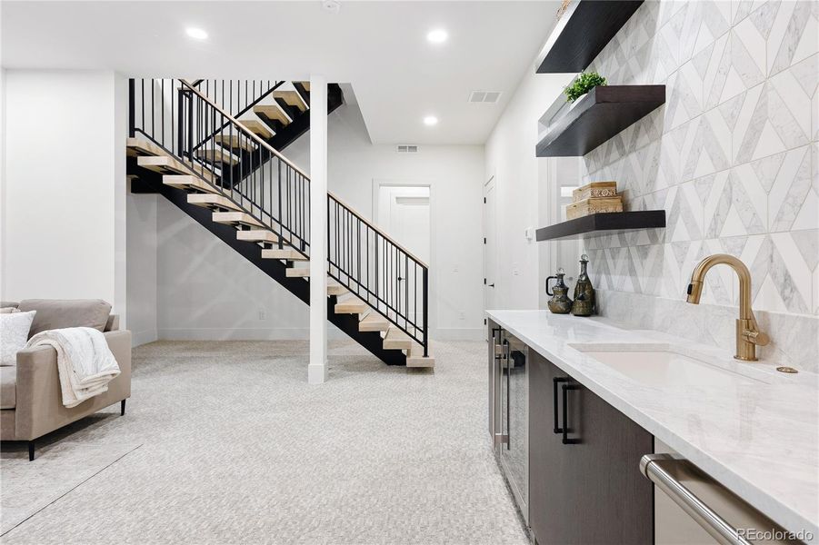 Furnished interior view inside a new home in , Denver (Image 34). Furnished interior view inside a new home in , Denver (Image 34).