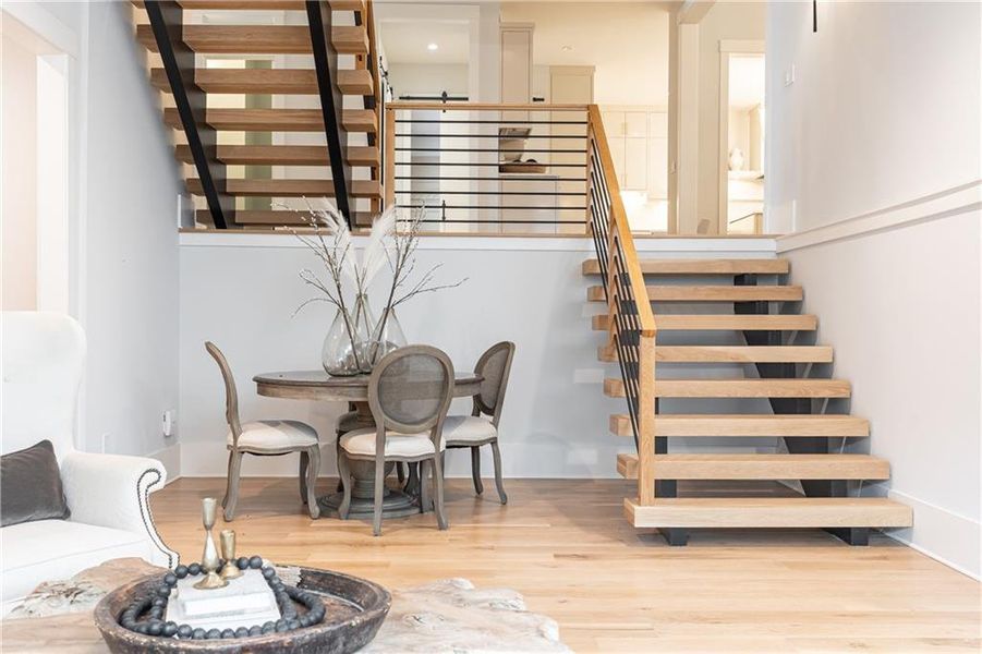 Furnished interior view inside a new home in , Marietta (Image 75).