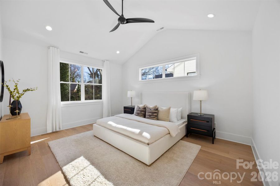 Furnished interior view inside a new home in , Charlotte (Image 37).
