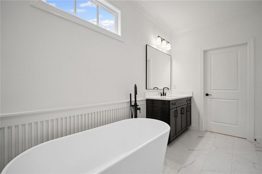 Furnished interior view inside a new home in Lakeside at River Green, Canton (Image 15).
