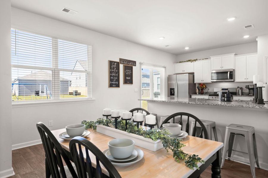 Furnished interior view inside a new home in , Summerville (Image 17).