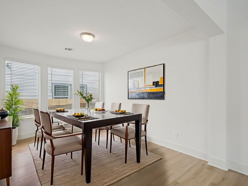 Furnished interior view inside a new home in Stetson Ridge, Marion (Image 3).