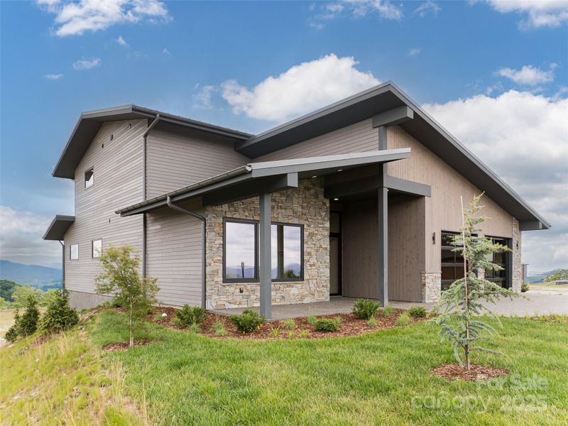 Exterior details and patio area of a home in , Hendersonville (Image 4).
