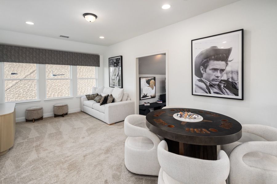 Representative furnished interior of a home built from the Eastland by UnionMain Homes in Cambridge Crossing, Celina (Image 36). Representative furnished interior of a home built from the Eastland by UnionMain Homes in Cambridge Crossing, Celina (Image 36).