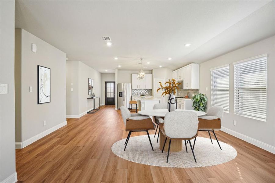 Furnished interior view inside a new home in Stonehaven, Seagoville (Image 11).