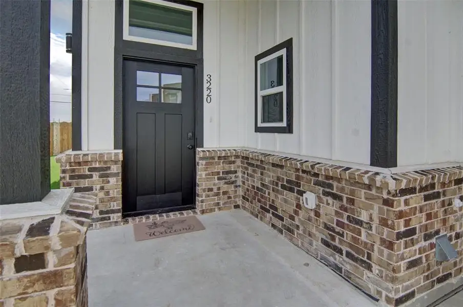 Exterior details and patio area of a home in , Fort Worth (Image 3). Exterior details and patio area of a home in , Fort Worth (Image 3).