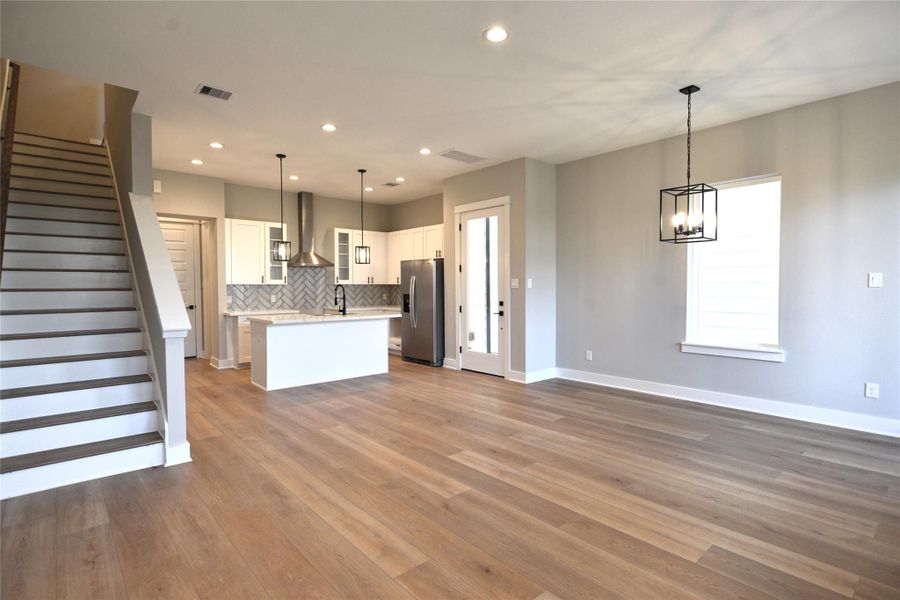 Open Concept with modern interior Open Concept with modern interior