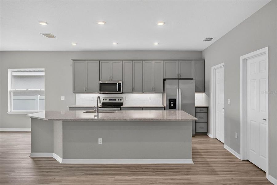Furnished interior view inside a new home in , Davenport (Image 10).