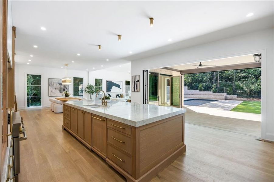 Furnished interior view inside a new home in , Sandy Springs (Image 9).