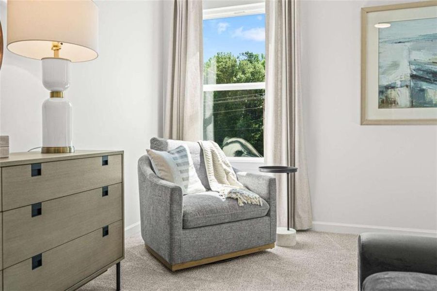 Furnished interior view inside a new home in Wehunt Meadows, Hoschton (Image 45).