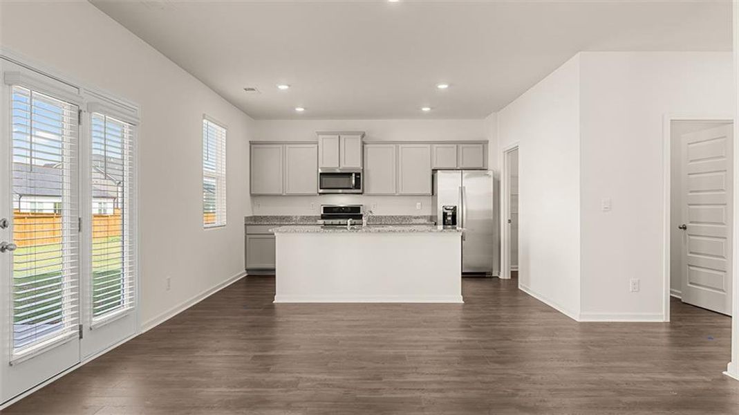 Furnished interior view inside a new home in Jackson Landing, Jefferson (Image 14).