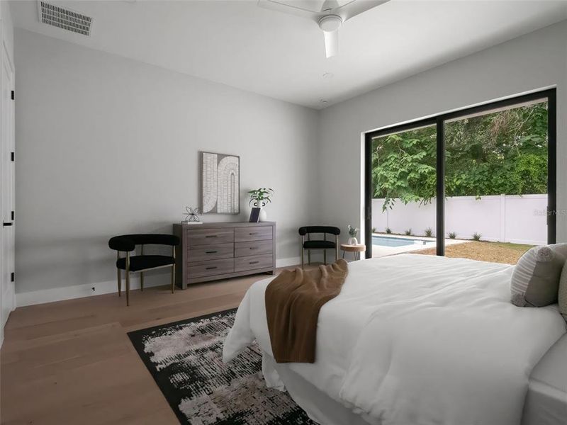Furnished interior view inside a new home in , Orlando (Image 19).